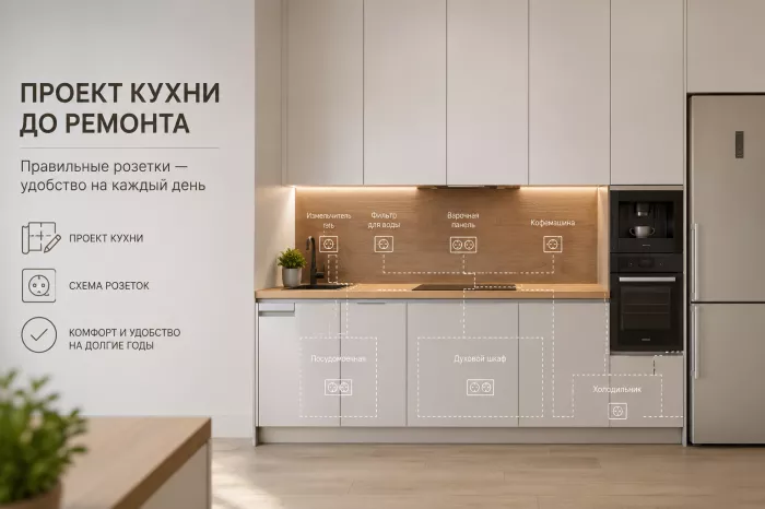 Почему проект кухни нужно делать до ремонта: ошибка, которая обходится дороже всего