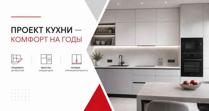 Как понять, что кухня спроектирована профессионально: 10 признаков грамотного проекта