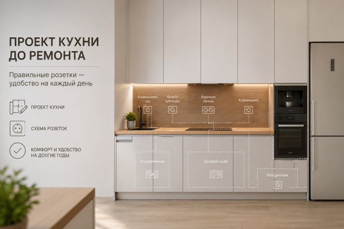 Почему проект кухни нужно делать до ремонта: ошибка, которая обходится дороже всего